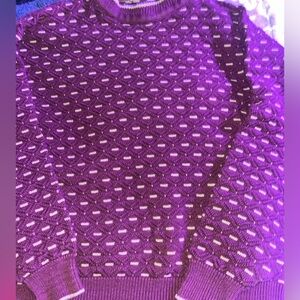 Burgundy vintage sweater